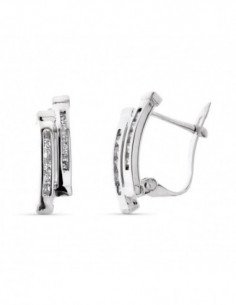 9K PENDIENTES ORO BLANCO... 2