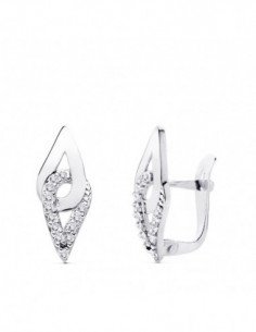 9K PENDIENTES ORO BLANCO... 2