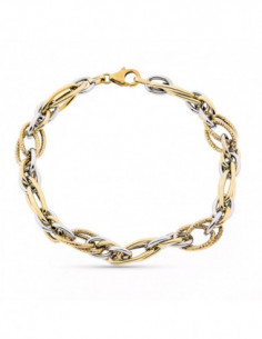 9K PULSERA HUECA 20 CM 2
