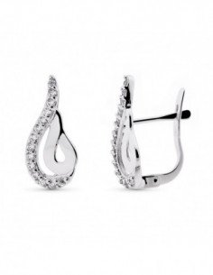 9K PENDIENTES ORO BLANCO... 2