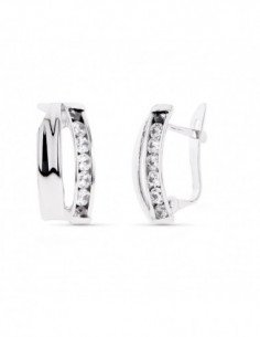 9K PENDIENTES ORO BLANCO... 2