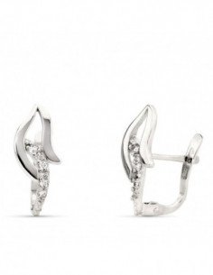 9K PENDIENTES ORO BLANCO... 2