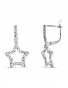 9K PENDIENTES ORO BLANCO... 2