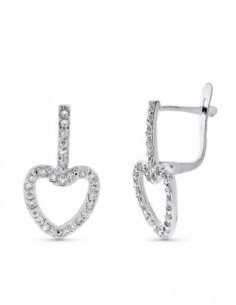 9K PENDIENTES ORO BLANCO... 2