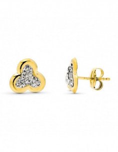 9K PENDIENTES ORO AMARILLO... 2