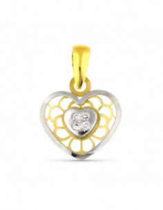 9K COLGANTE ORO BICOLOR... 2