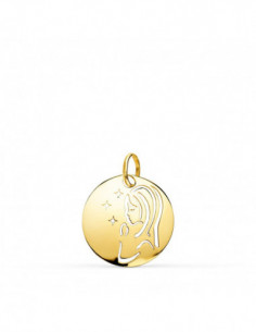 9K MEDALLA VIRGEN NIÑA ORO... 2