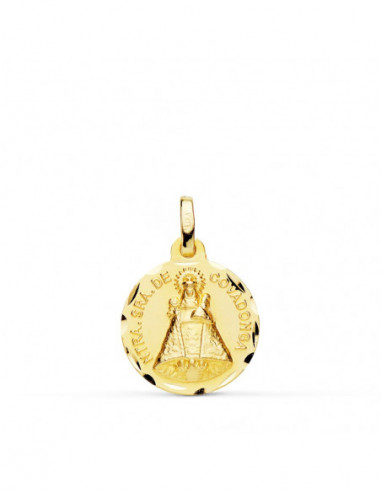 9K MEDALLA DE LA VIRGEN DE COVADONGA...