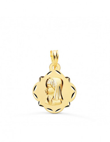 9K MEDALLA ORO AMARILLO VIRGEN NIÑA...