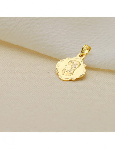 9K MEDALLA ORO AMARILLO VIRGEN NIÑA...