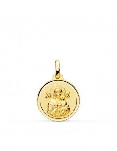 9K MEDALLA VIRGEN PERPETUO SOCORRO...