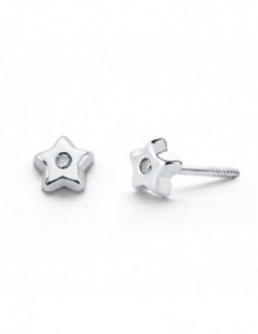 9K PENDIENTES ORO BLANCO... 2