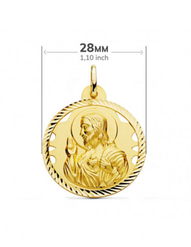 9K ESCAPULARIO HELICE CALADO VIRGEN...