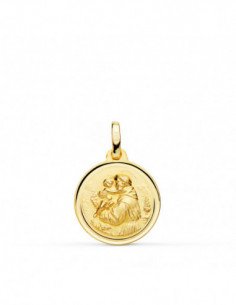 9K MEDALLA ORO AMARILLO SAN... 2