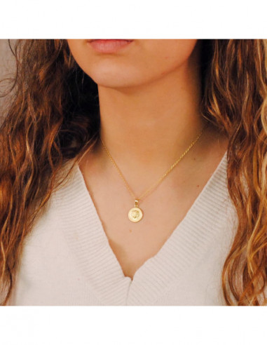 18K MEDALLA ORO AMARILLO MEDUSA CON...