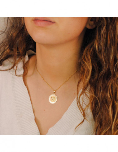 18K MEDALLA ORO AMARILLO MEDUSA CON...