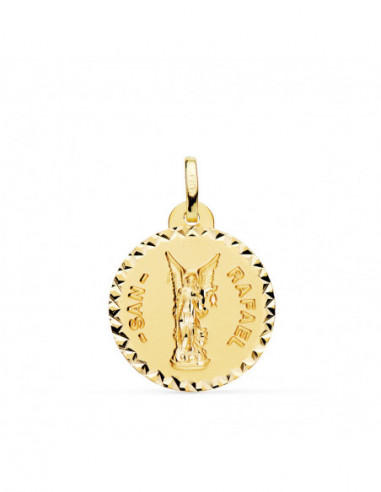 18K MEDALLA ORO AMARILLO SAN RAFAEL...
