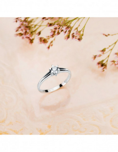 18K SOLITARIO DIAMANTE TALLA...