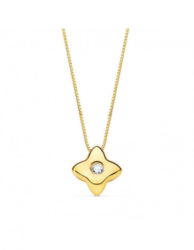 18K GARGANTILLA ORO AMARILLO ESTRELLA...