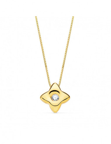 18K GARGANTILLA ORO AMARILLO ESTRELLA...