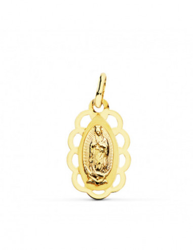 18K MEDALLA ORO AMARILLO VIRGEN DE...