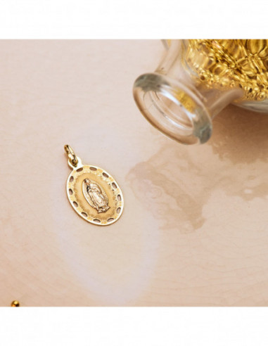 18K MEDALLA ORO AMARILLO VIRGEN DE...