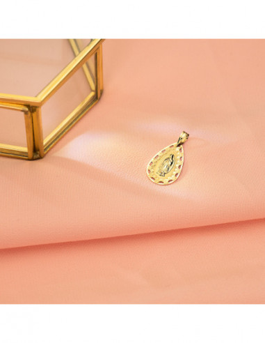 18K MEDALLA ORO AMARILLO VIRGEN DE...