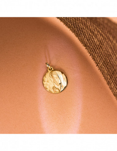 18K MEDALLA VIRGEN MARIA " REINA DE...