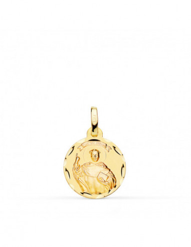 18K MEDALLA ORO AMARILLO SAN VICENTE...