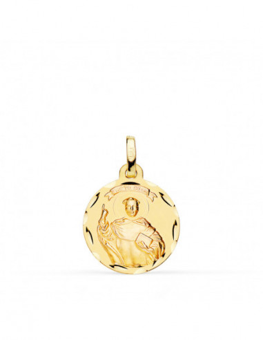 18K MEDALLA ORO AMARILLO SAN VICENTE...