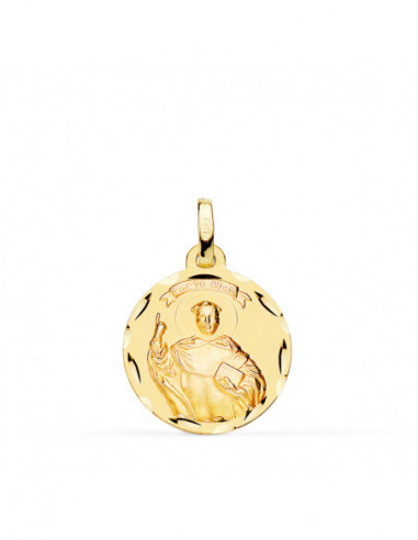 18K MEDALLA ORO AMARILLO SAN VICENTE...