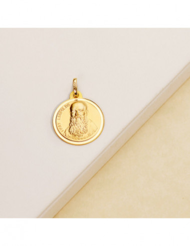 18K MEDALLA ORO AMARILLO FRAY...