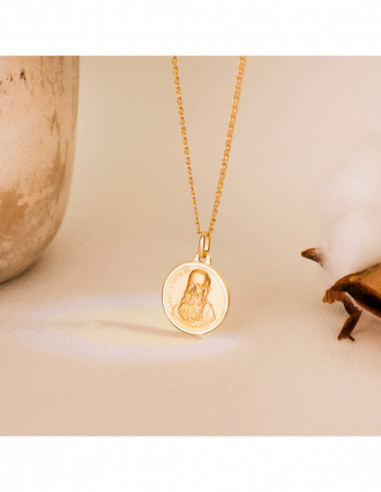 18K MEDALLA ORO AMARILLO FRAY...