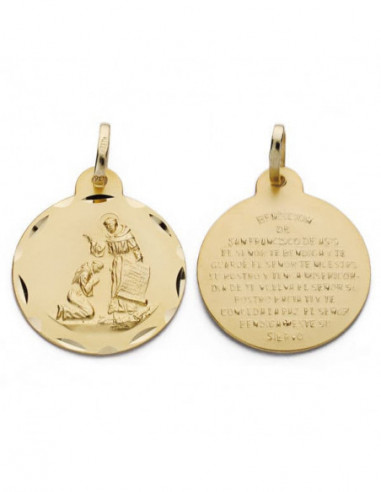 18K MEDALLA BENDICION DE SAN...