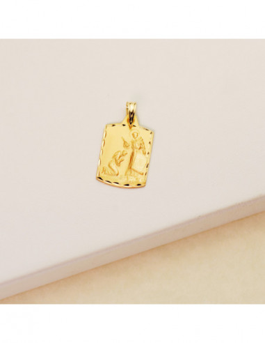 18K MEDALLA BENDICION DE SAN...