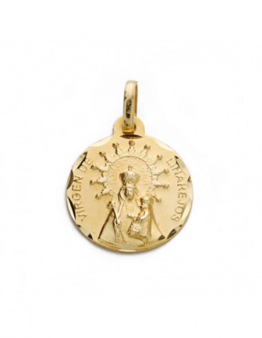 18K MEDALLA VIRGEN DE LINAREJOS 14 MM