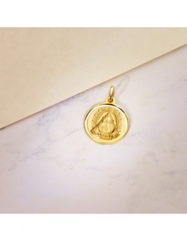 18K MEDALLA ORO AMARILLO VIRGEN DE...