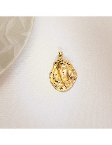 18K MEDALLA ESPERANZA DE TRIANA...