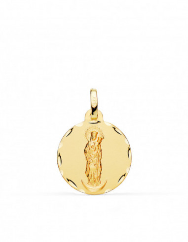 18K MEDALLA ORO AMARILLO VIRGEN DE LA...