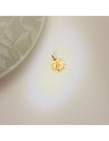 18K MEDALLA NUESTRA SEÑORA VIRGEN DEL...