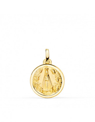 18K MEDALLA VIRGEN NUESTRA SEÑORA DE...