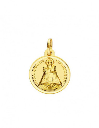 18K MEDALLA VIRGEN DE COVADONGA 16 MM