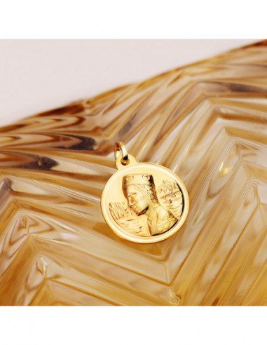 18K MEDALLA VIRGEN DE MONTSERRAT...