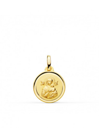 18K MEDALLA VIRGEN DEL PERPETUO...