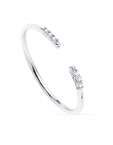 18K SORTIJA ABIERTA ORO BLANCO...