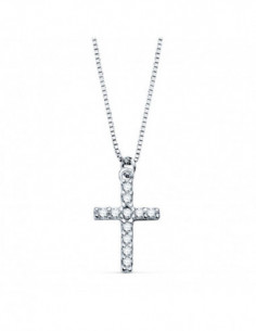 18K GARGANTILLA CRUZ 11X8... 2