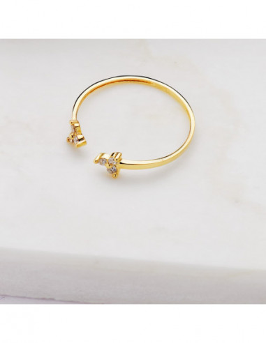 18K SORTIJA ORO AMARILLO DIAMANTES...