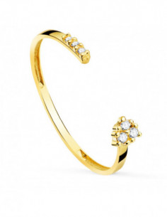 18K SORTIJA DIAMANTES 0.040... 2