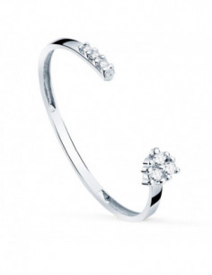 18K SORTIJA DIAMANTES 0.040... 2