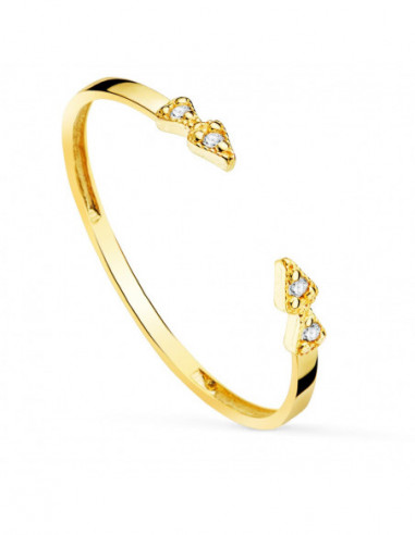 18K SORTIJA ORO AMARILLO DIAMANTES...